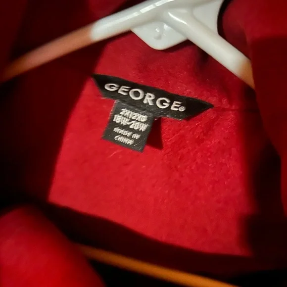 George Women's Red Double-Breasted Jacket - Picture 7 of 7